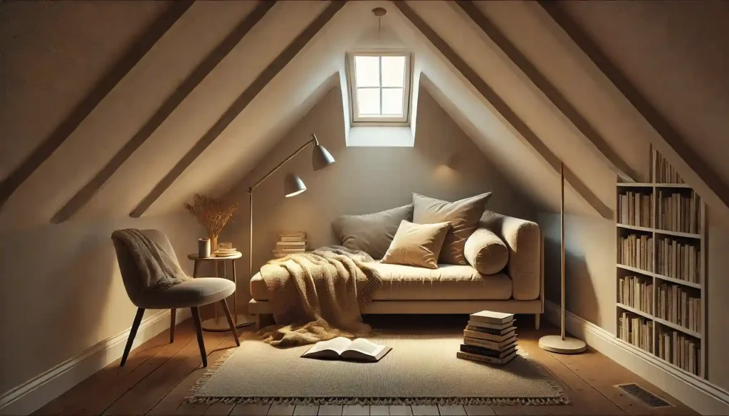 Cozy Attic Reading Nook