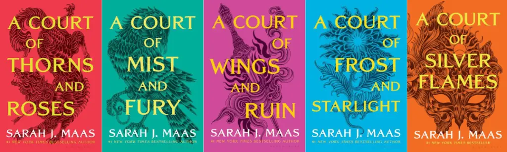 Fantasy Romance Books:  A Court of Thorns and Roses Series by Sarah J. Maas